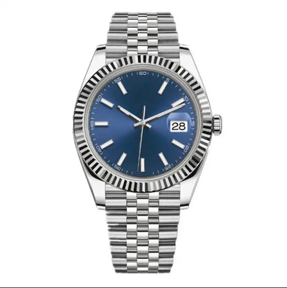 Top brand 41MM automatic mechanical watch customized luxury sapphire glass waterproof steel watch